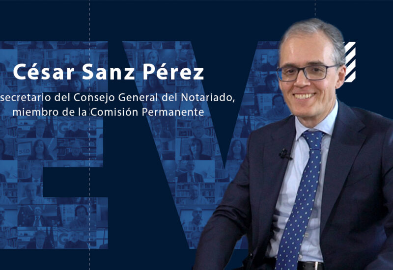 C&eacute;sar Sanz P&eacute;rez, vicesecretario del Consejo General del Notariado