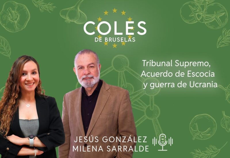 Jes&uacute;s Gonz&aacute;lez y Milena Sarralde en el programa Coles de Bruselas