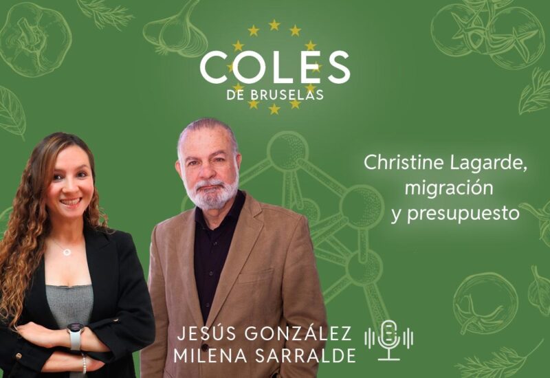 Jes&uacute;s Gonz&aacute;lez y Milena Sarralde en el programa Coles de Bruselas
