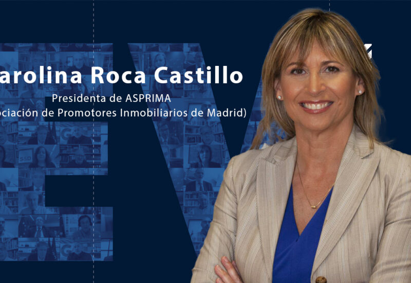 Carolina Roca, presidenta de ASPRIMA, hablando sobre vivienda en Espa&ntilde;a